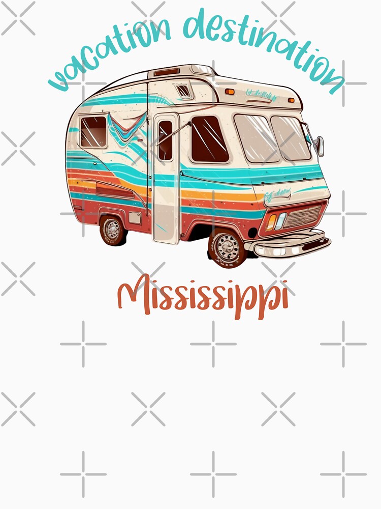Vacation Destination Mississippi T-Shirt by MarqisStudio
