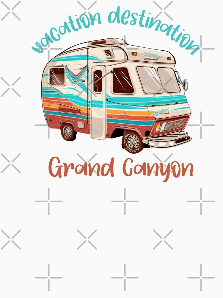 Vacation Destination Grand Canyon T-Shirt by MarqisStudio