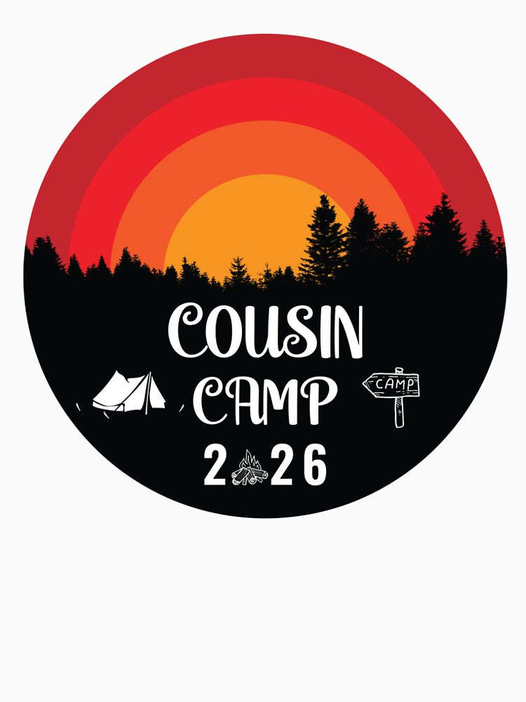 Cousin Camp 2026 – Family Reunion & Vacation Matching Design by PixelWaveBD