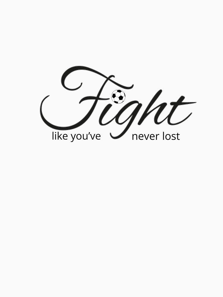 Simple Motivational Athletic Typography Design by LoudVictory