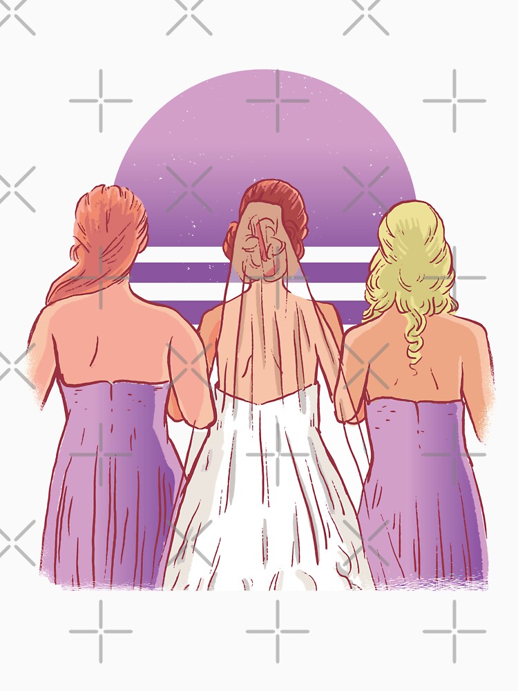 Bride and Bridesmaids with sunset by TamGustam