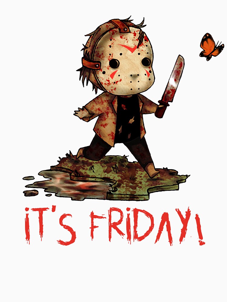 It Was Friday Horror Movie Halloween T-Shirt by SANTI236