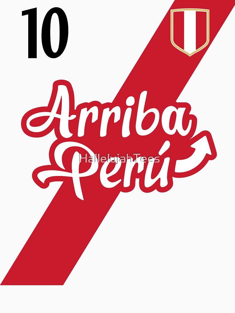 Retro Arriba Peru Soccer Jersey 10 Peruvian Futbol Gift Tee Jersey Peruvian Fanatic Gift Retro Peruvian Gift Vintage Peru Shirt Peru Llama Cusco Gift Idea by HallelujahTees