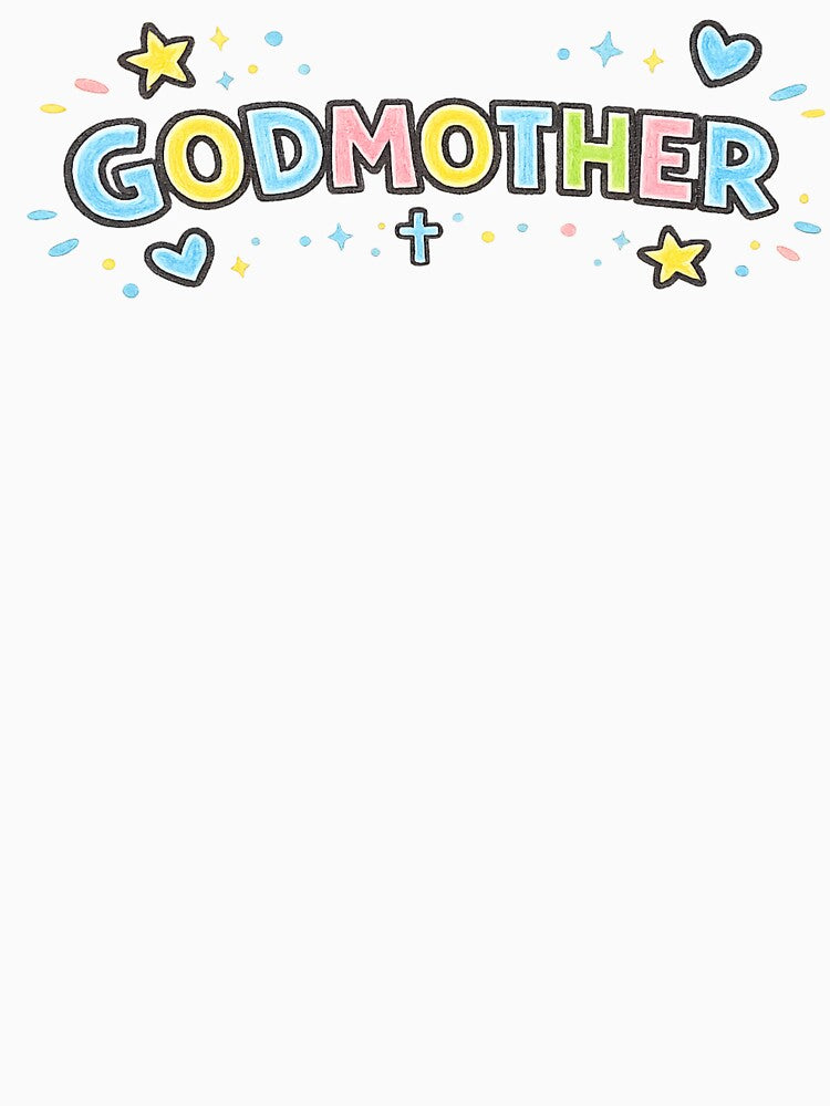 Godmother - Childlike Crayon Lettering Art by LEFTERIS-DESIGN