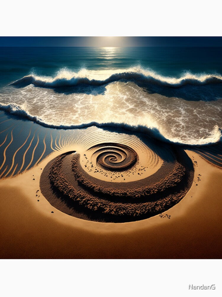 Meditate on Life's Beauty by the Ocean by RetComly