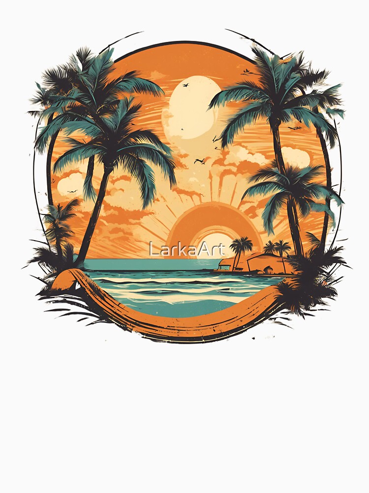 Summer Beach Vibes by LarkaArt