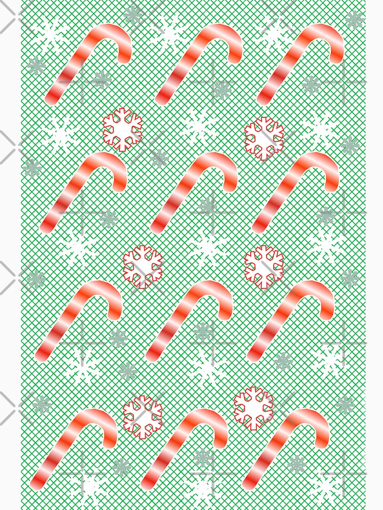 Candy Cane Christmas Pattern – Festive Holiday Seamless Design by HopeAndHustle