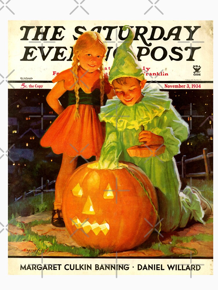 Vintage Halloween Magazine Cover by food-nostalgia