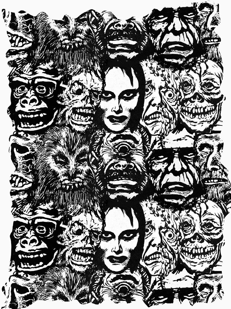 Horror Mask Collage by Scott Banks