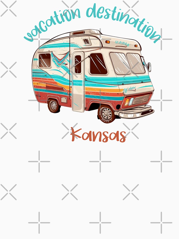 Vacation Destination Kansas T-Shirt by MarqisStudio