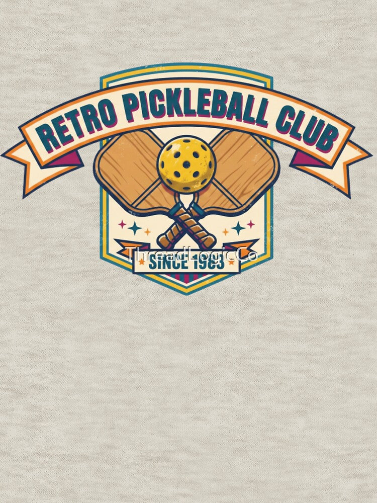 Vintage Pickleball Club Retro 80s Sports by ThreadLogicCo