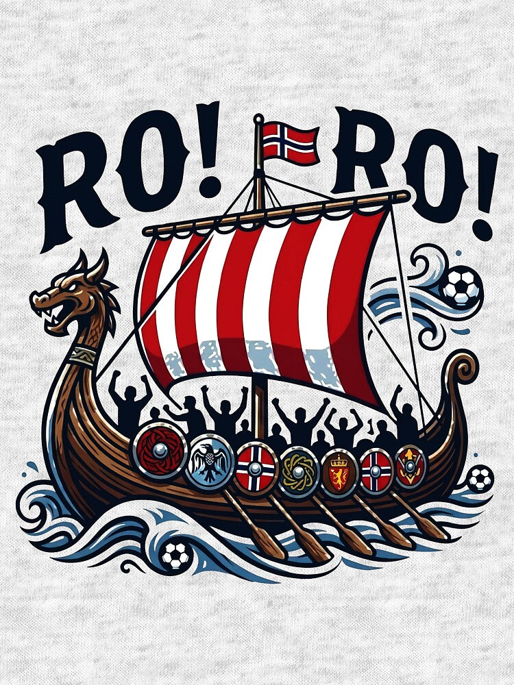 Copy of Norwegian Viking Ship Norway Flag Row Country Heritage Pride by Thudesign85