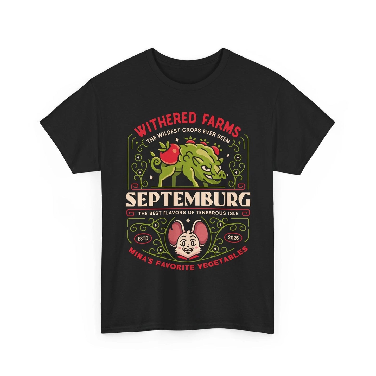.Septemburg Withered Farms Crest Unisex T-Shirt Mina the Hollower Video Game.
