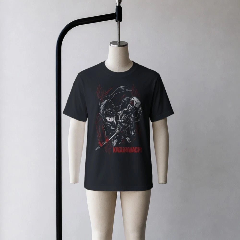 Kagurabachi - Chihiro Rokuhira T-Shirt Manga Graphic Unisex Black Cotton S-5XL