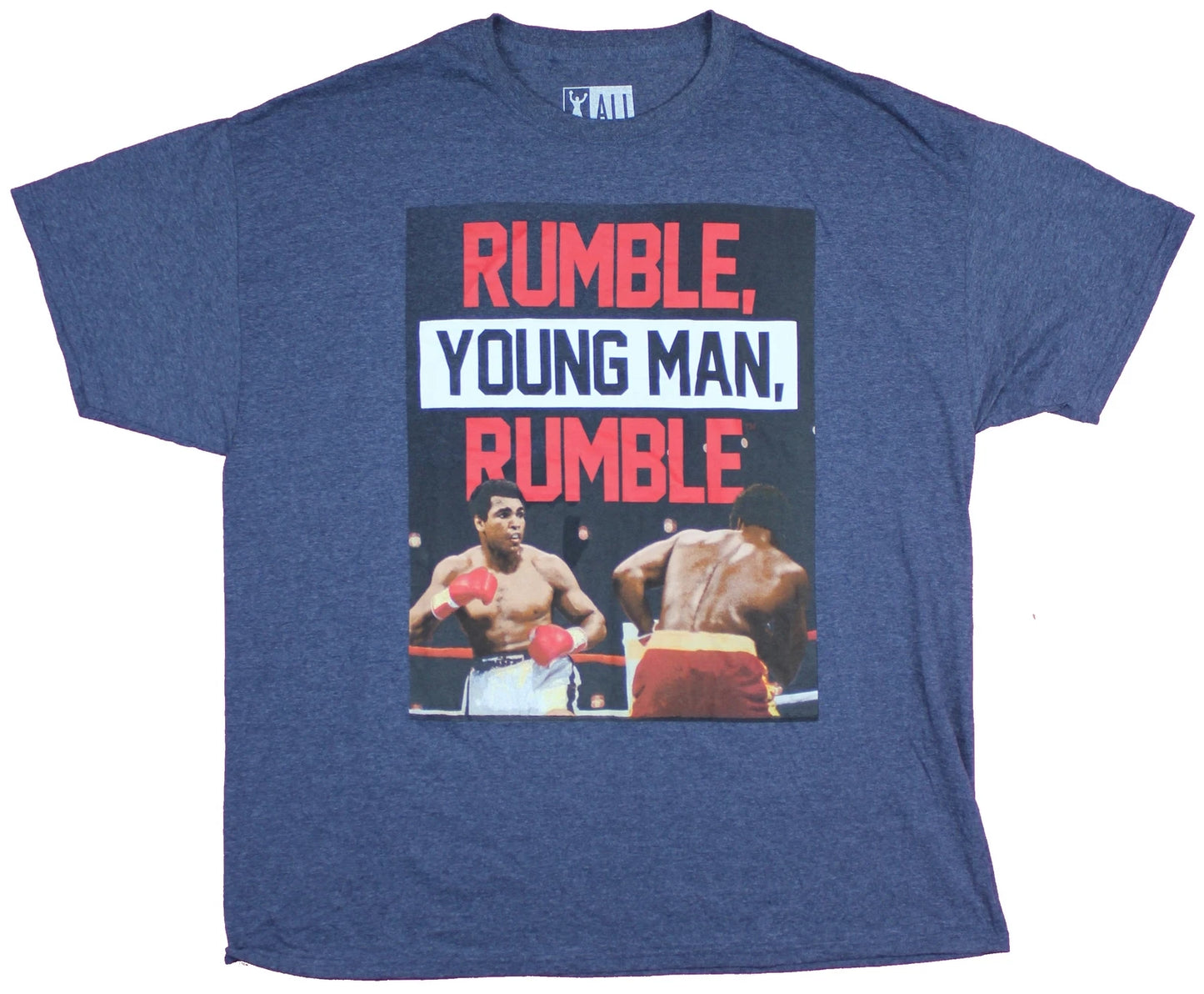 Muhammad Ali Adult New T-Shirt - Rumble Young Man Rumble Boxing Photo