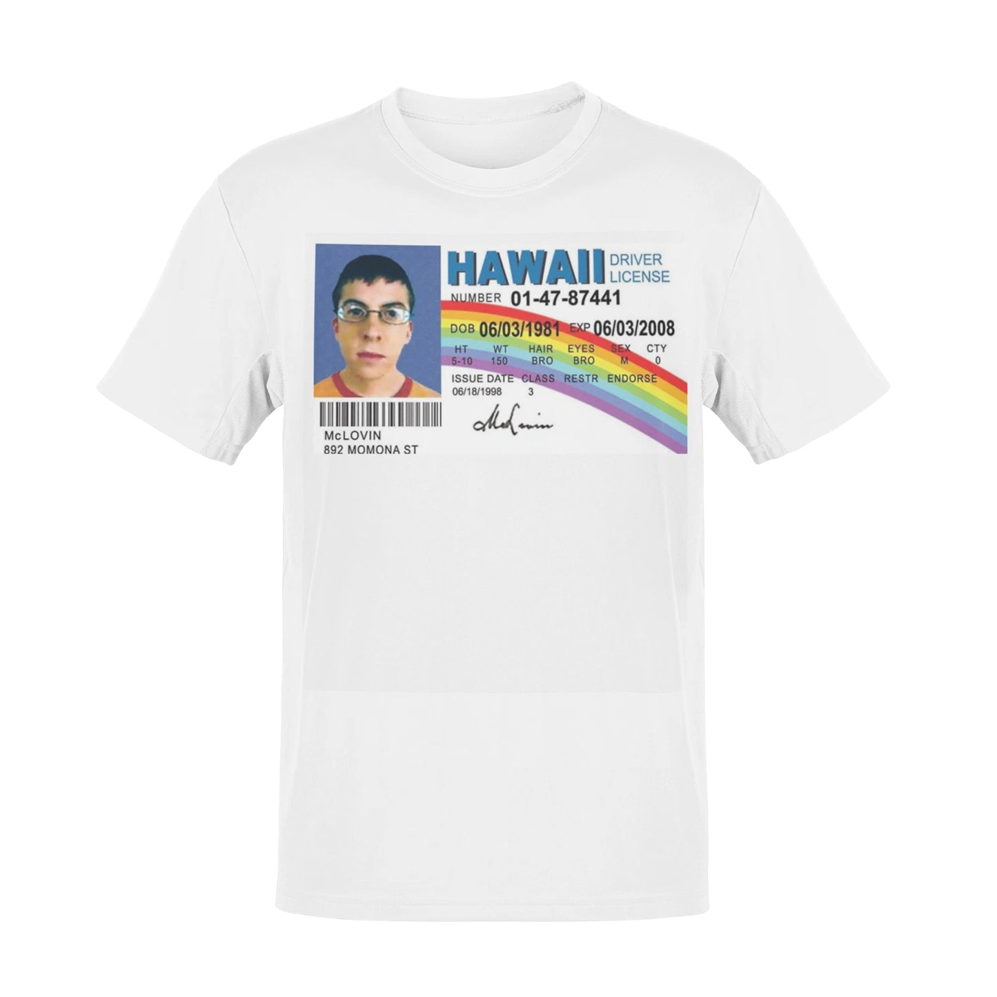 mclovin Superbad Christmas birthday halloween funny gift t shirt