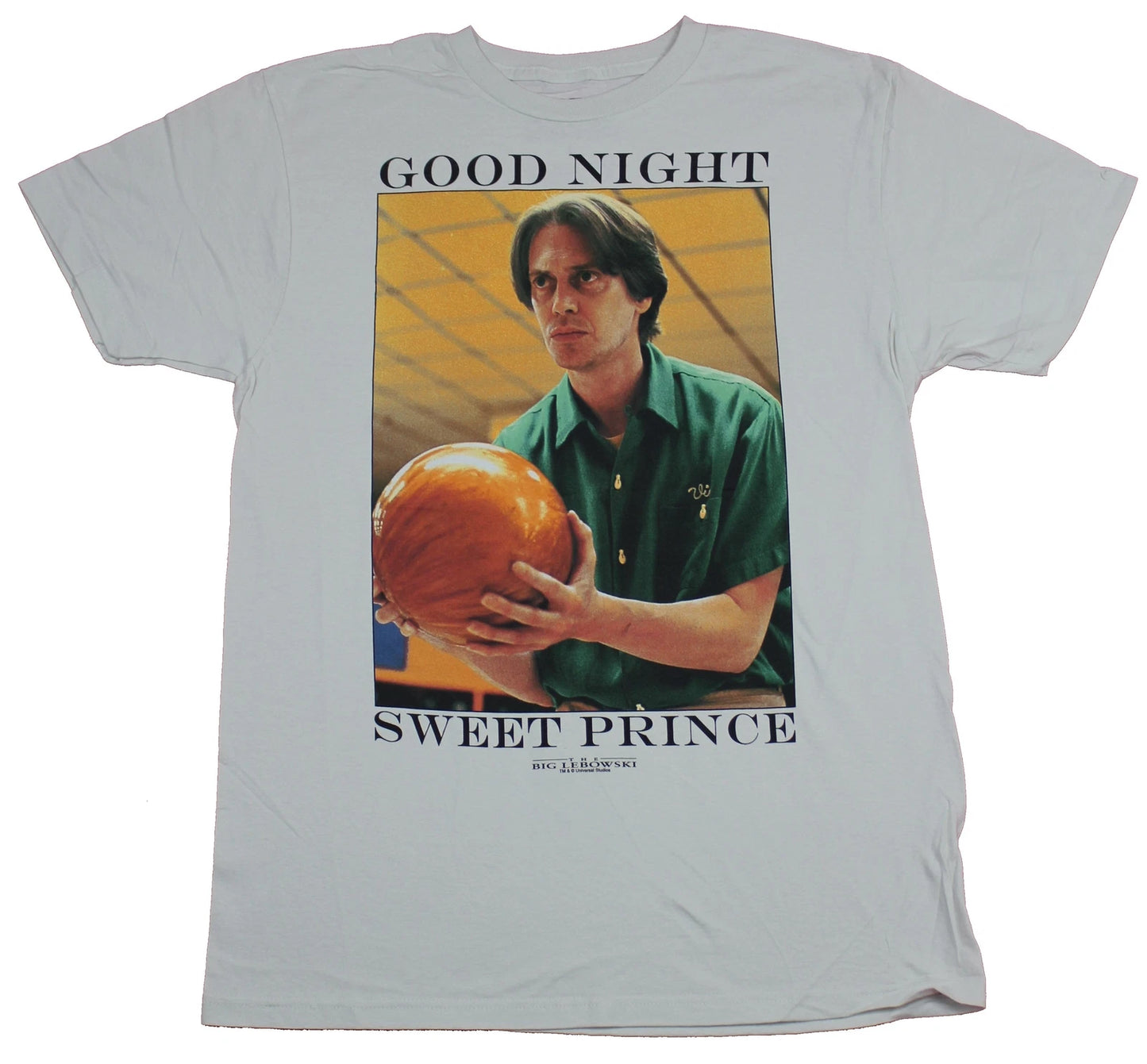 The Big Lebowski Mens T-Shirt - Good Night Sweet Prince Donny Image