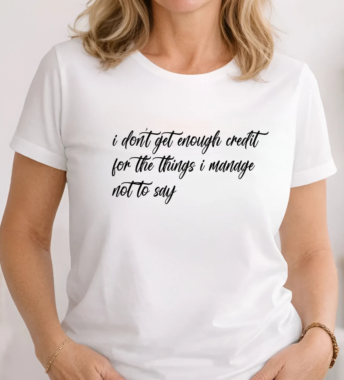 I Don't Get Enough Credit Funny T-Shirt - Relatable Sarcastic Meme Talkative Tee