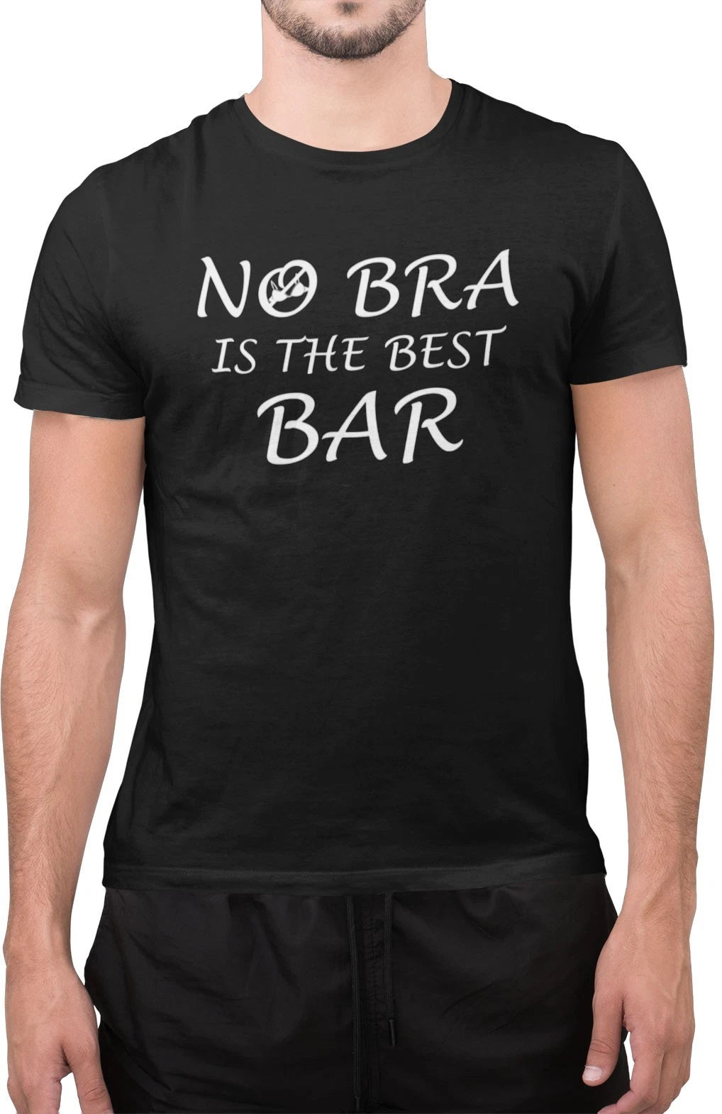 No Bra is The Best Bra Sarcastic Feminist Pride Humor Quote for Adults T-Shirt