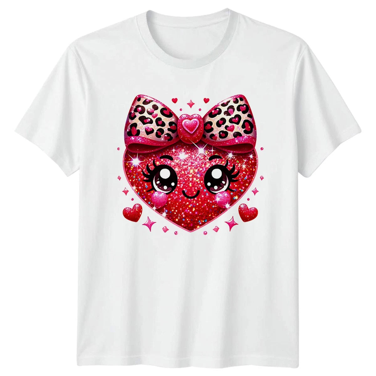 Heart Kawaii Love & Hearts Mens T-Shirt Womens Tee Graphic Unisex Top