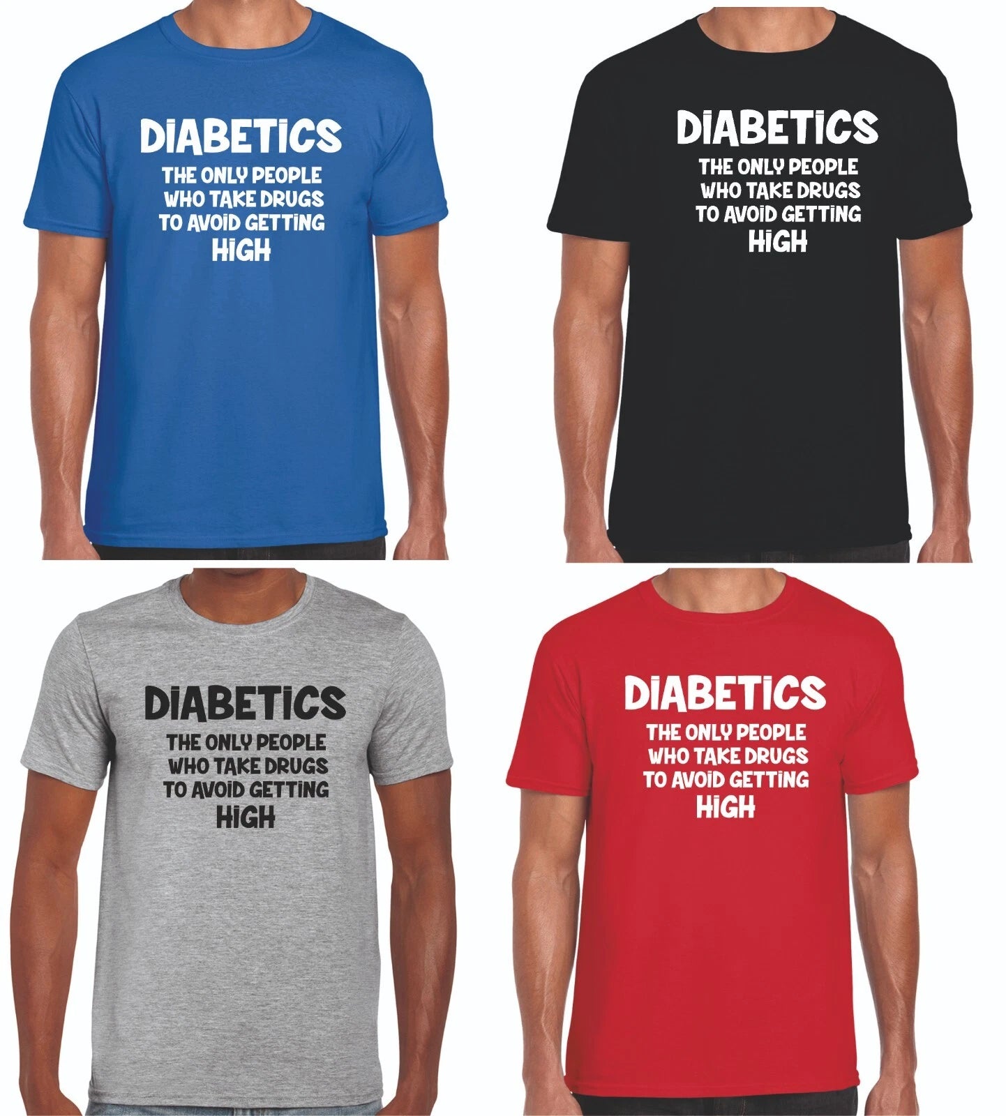 DIABETIC FUNNY T SHIRT, DIABETES, INSULIN SIZE SMALL TO 5XL