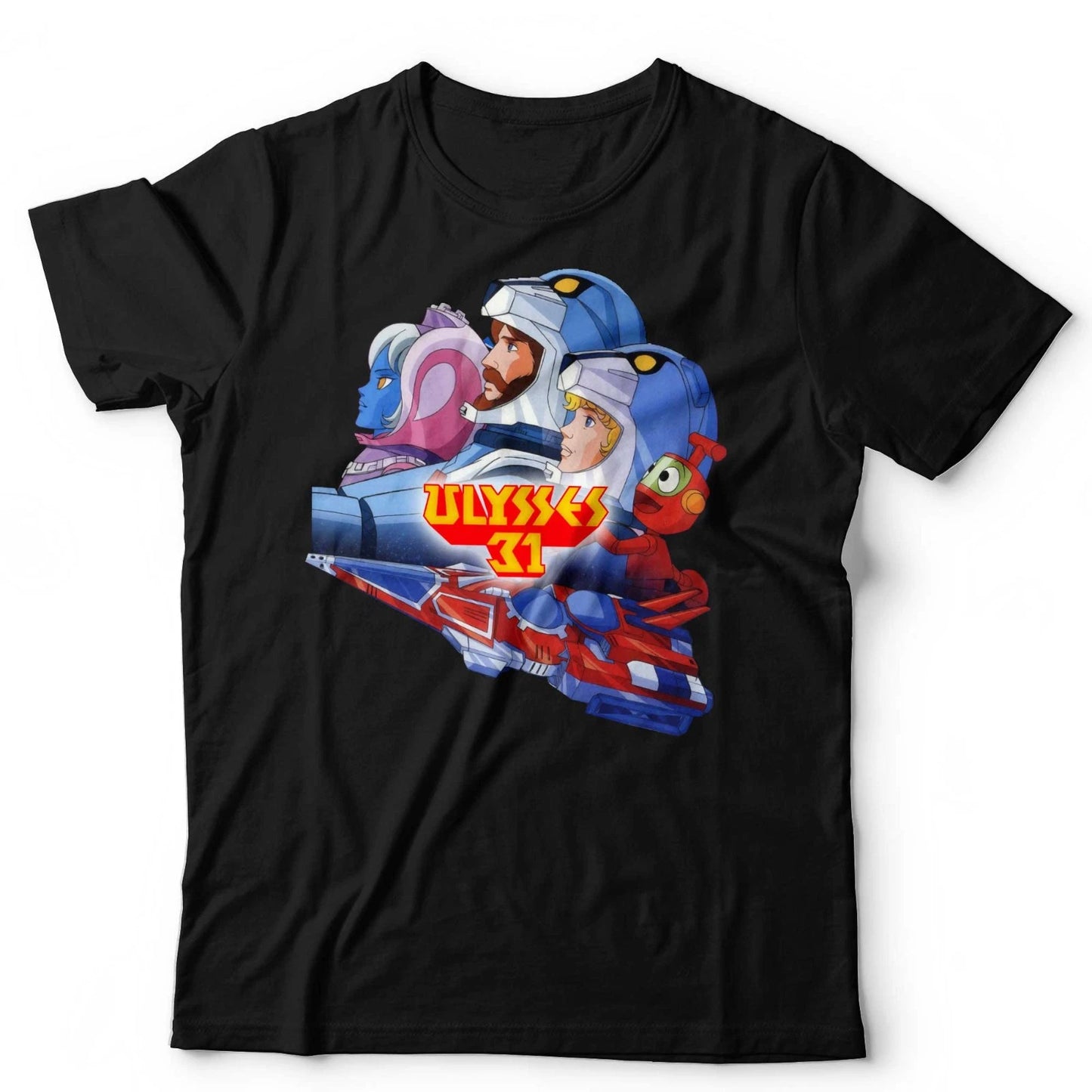 Ulysses 31 T-Shirt Retro 80s Cartoon Geek Nerd Unisex & Kids Space Anime