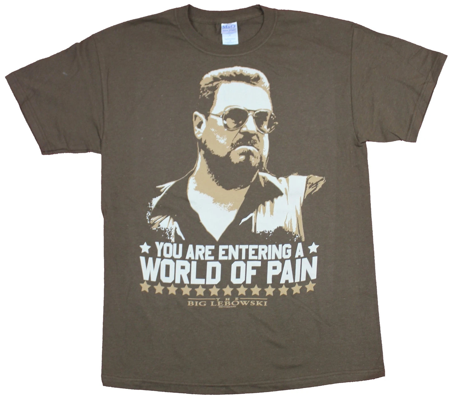 The Big Lebowski Mens T-Shirt - Walter You Are Entering Into A World Of Pain