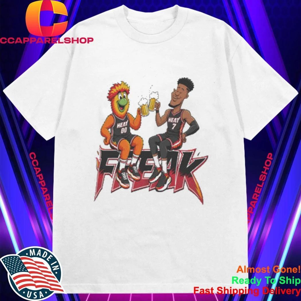 Cheers To The Freak Giannis Miami Heat Burnie Cheers Shirt