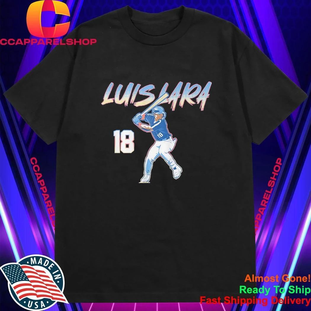 Luis Lara Slugger Swing Number 18 Shirt