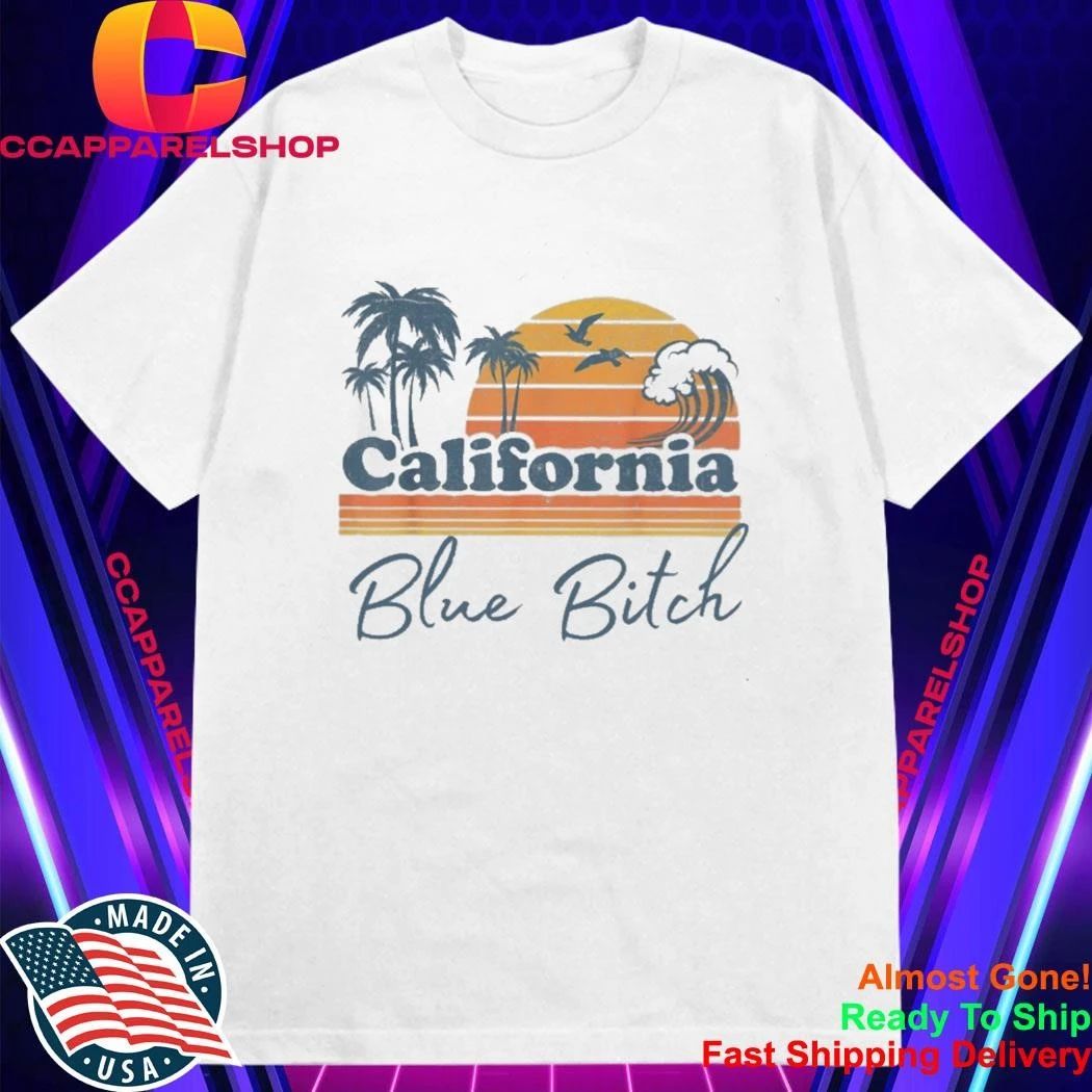 California Blue Beach Vintage Shirt