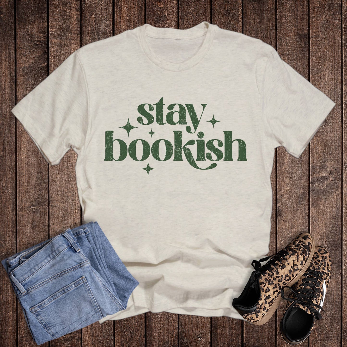 Reading Books Stay Bookish Graphic Tee
