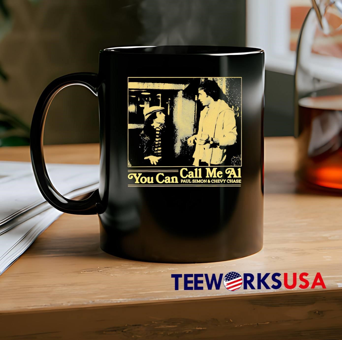 Paul Simon and Chevy Chase You Can Call Me Al T-Shirt