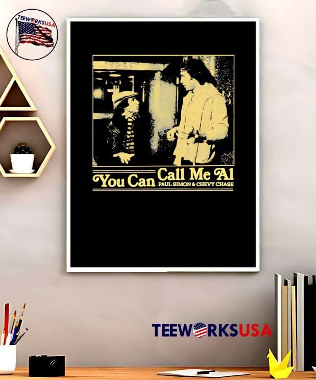 Paul Simon and Chevy Chase You Can Call Me Al T-Shirt