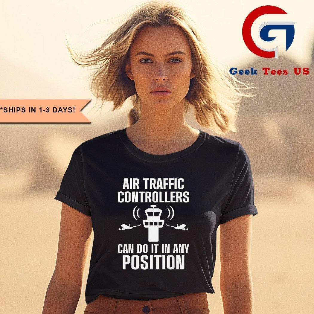 Air traffic controller any position ATC Flight Control shirt