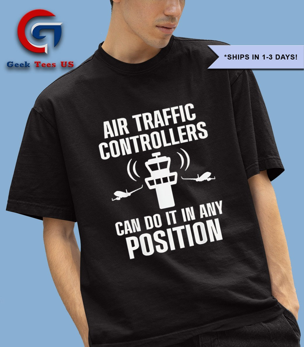 Air traffic controller any position ATC Flight Control shirt