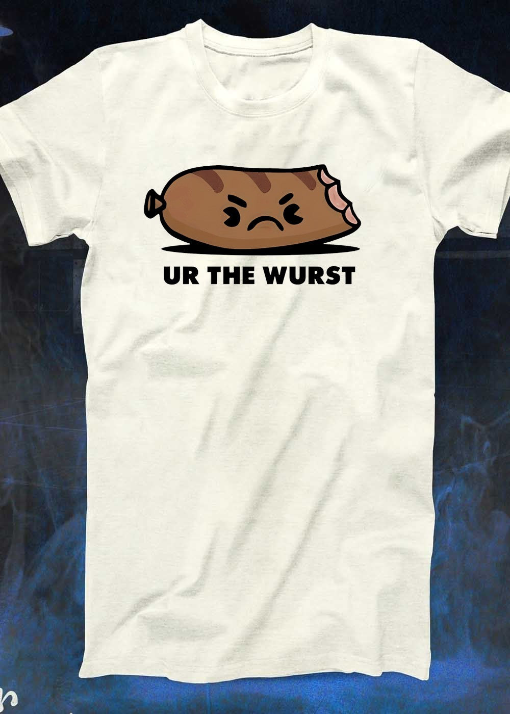 Angry Sausage Pun Ur the Wurst T-Shirt