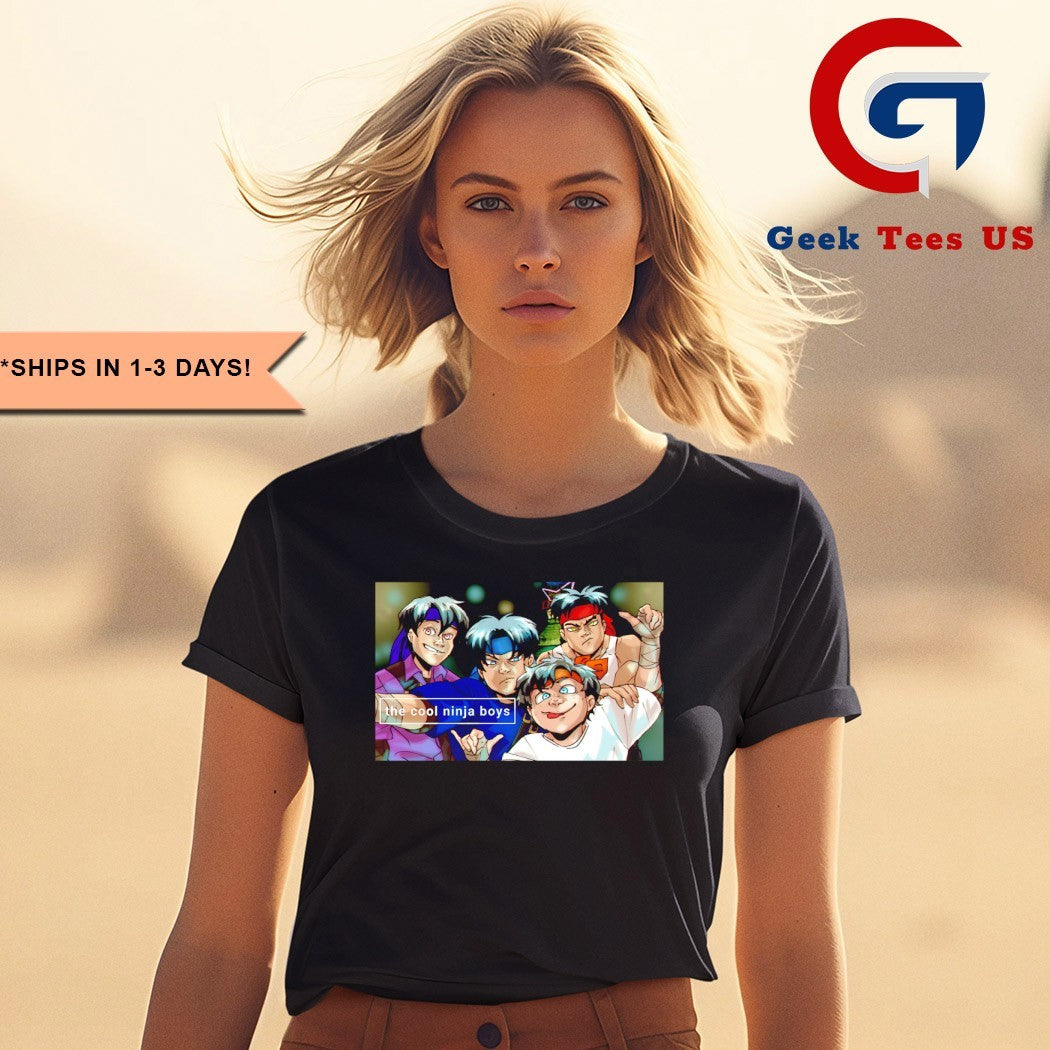 Anime the cool ninja boys shirt