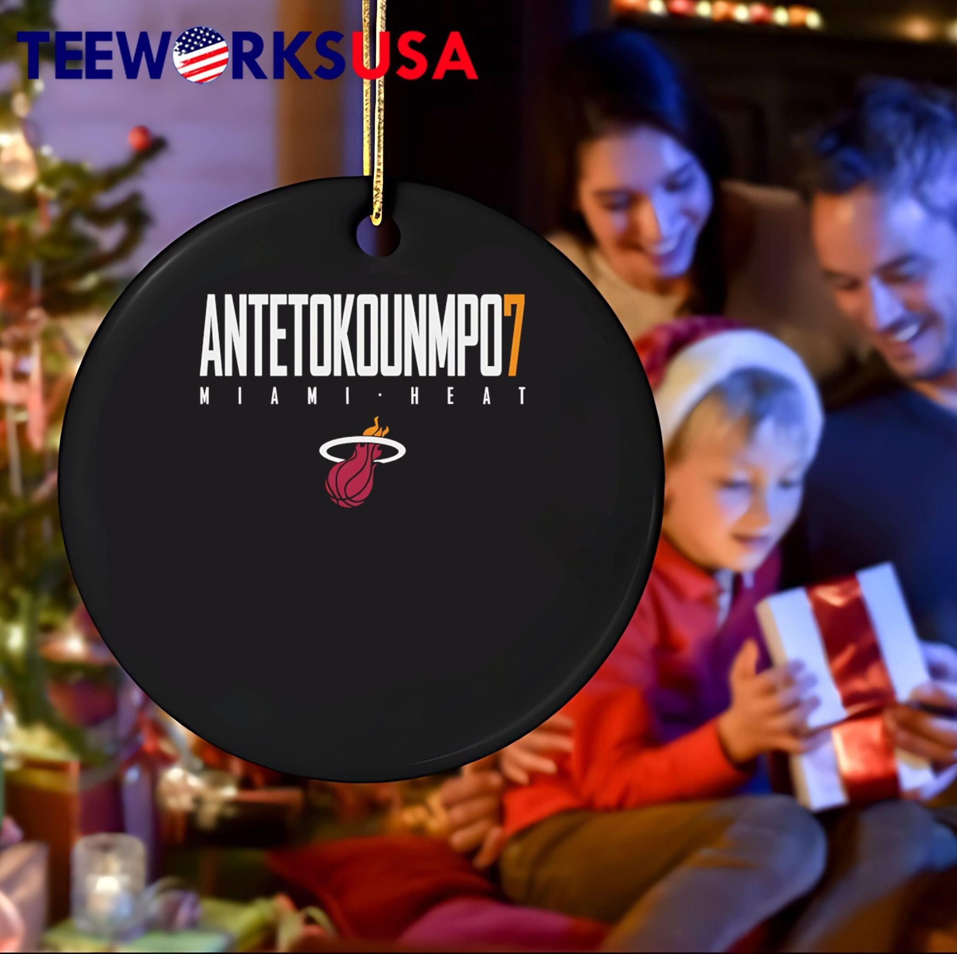 Antetokounmpo 7 Miami Heat shirt