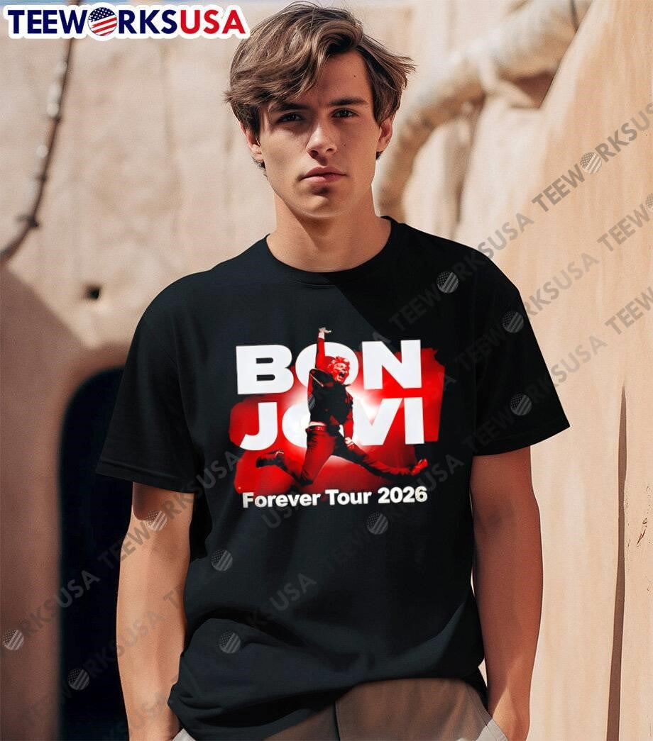 Bon Jovi Forever Tour 2026 Jon Rock Star Concert Fan Unisex shirt