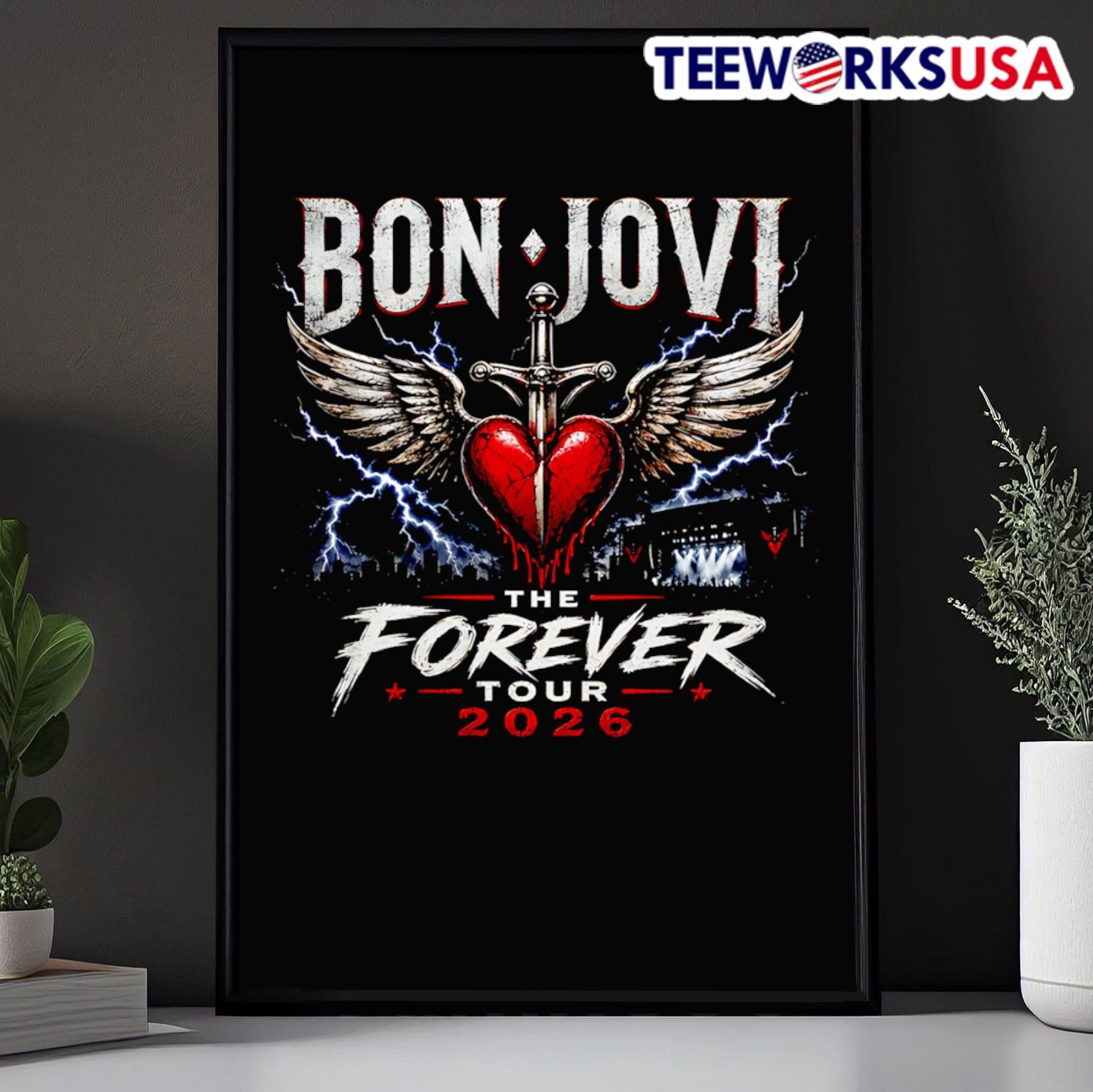 Bonjovi The Forever Tour 2026 Shirt