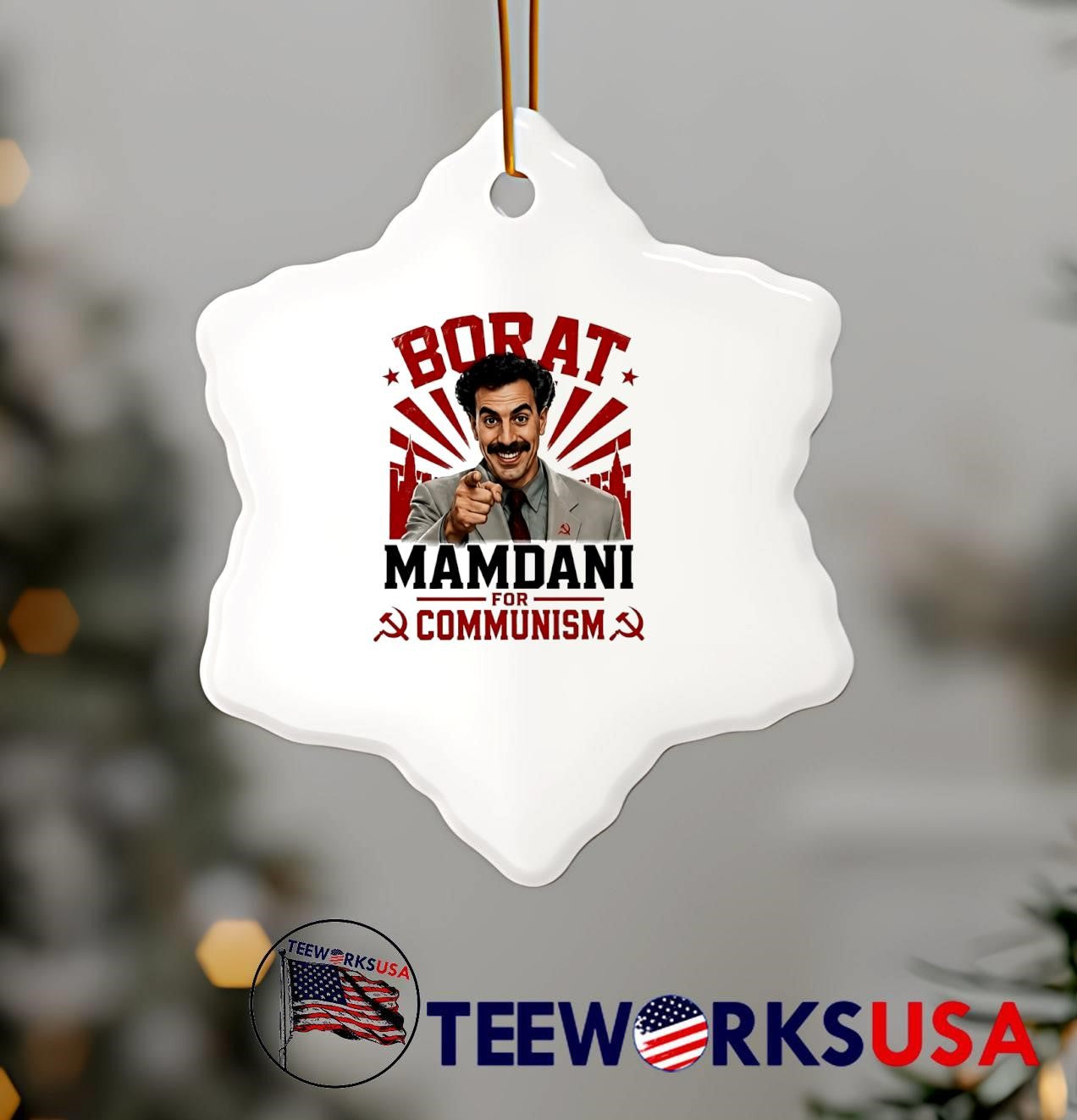 Borat Mamdani for Communism Graphic T-Shirt