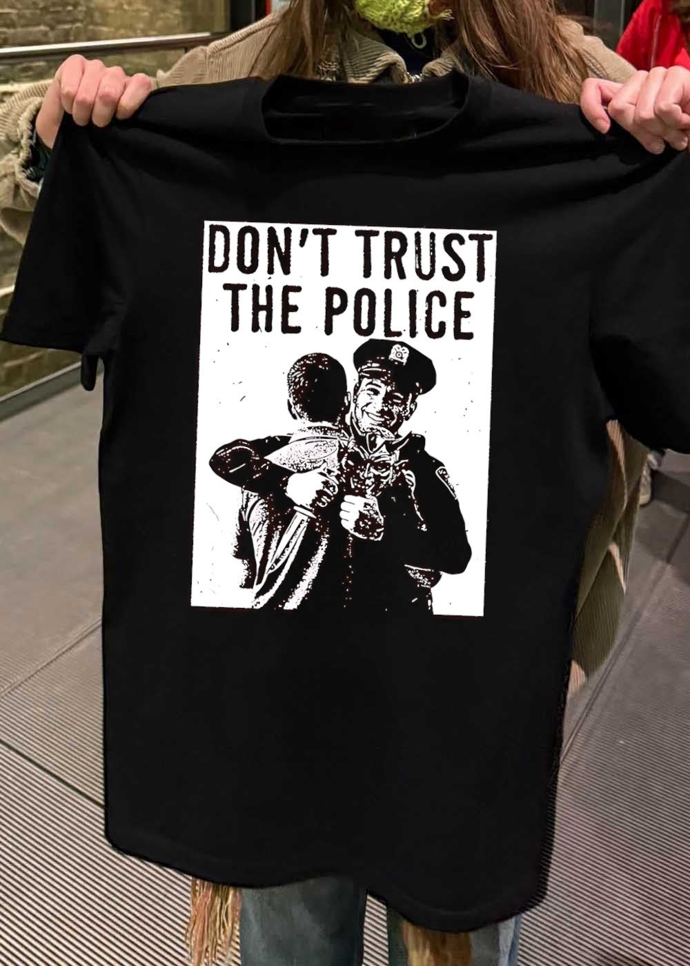 Don’t Trust the Police Devil Hugging Man Shirt