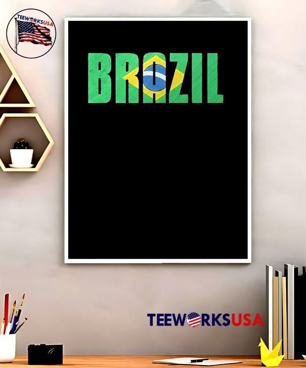 Brazilian Flag Pride Brazil T-Shirt