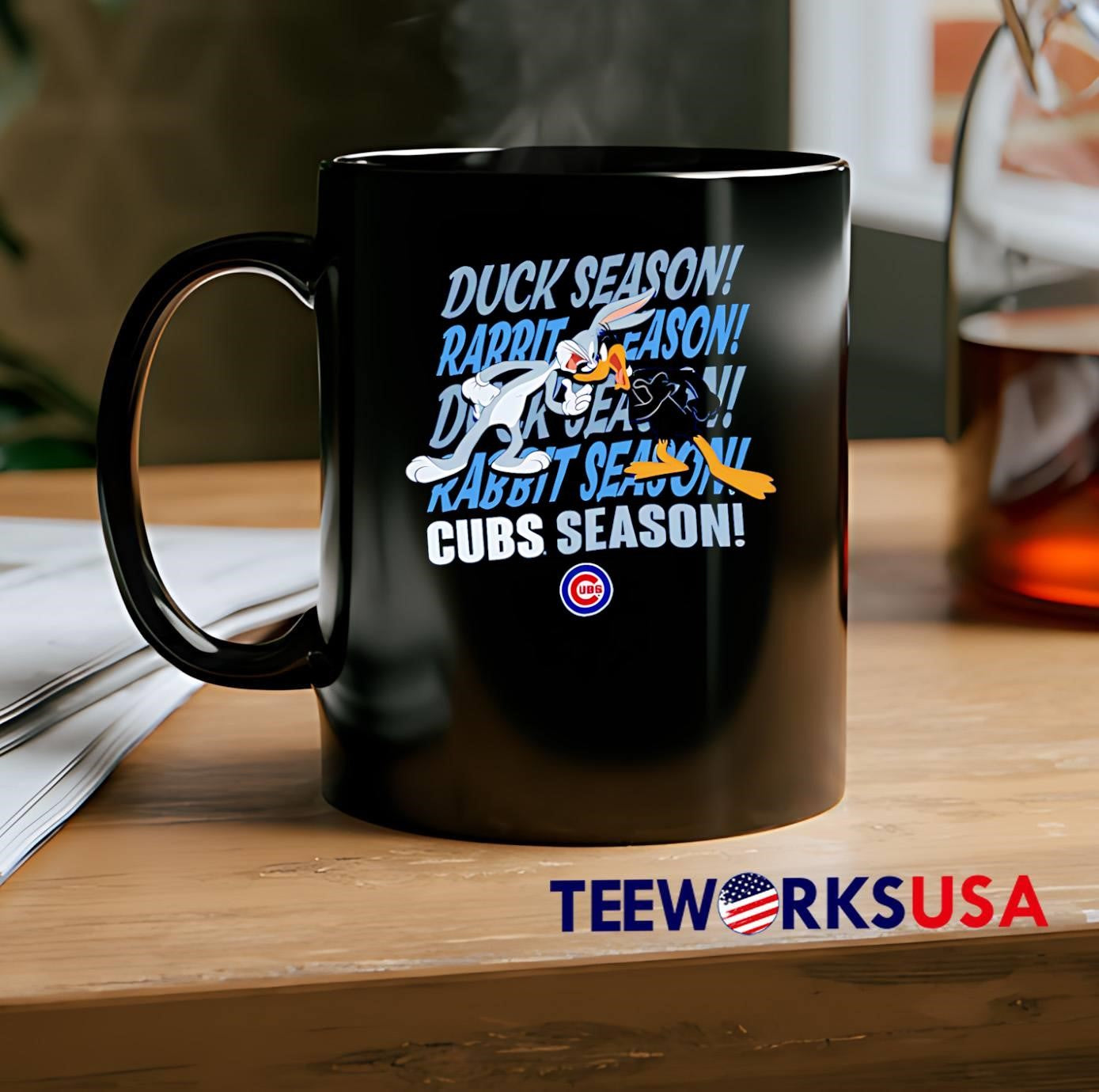 Bugs Bunny Daffy Duck Duck Season Rabbit Season Cubs Team shirt