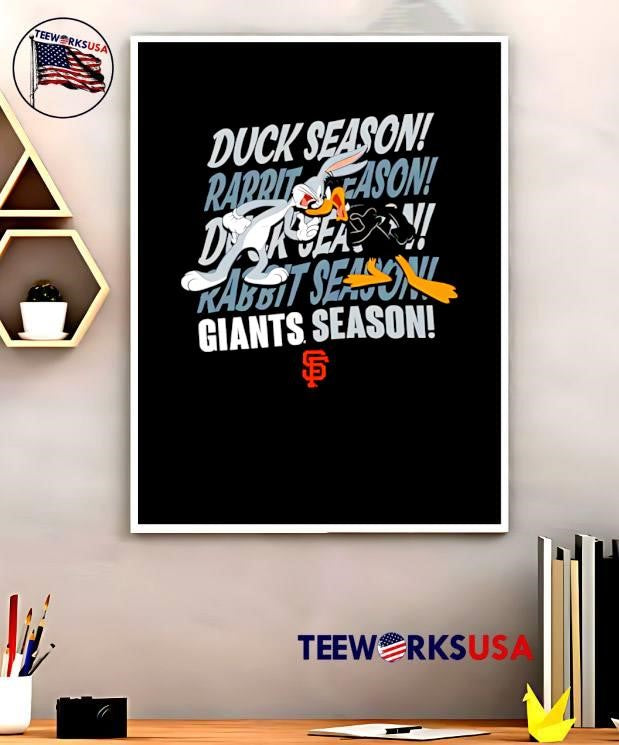 Bugs Bunny Daffy Duck Duck Season Rabbit Season Giants Team shirt