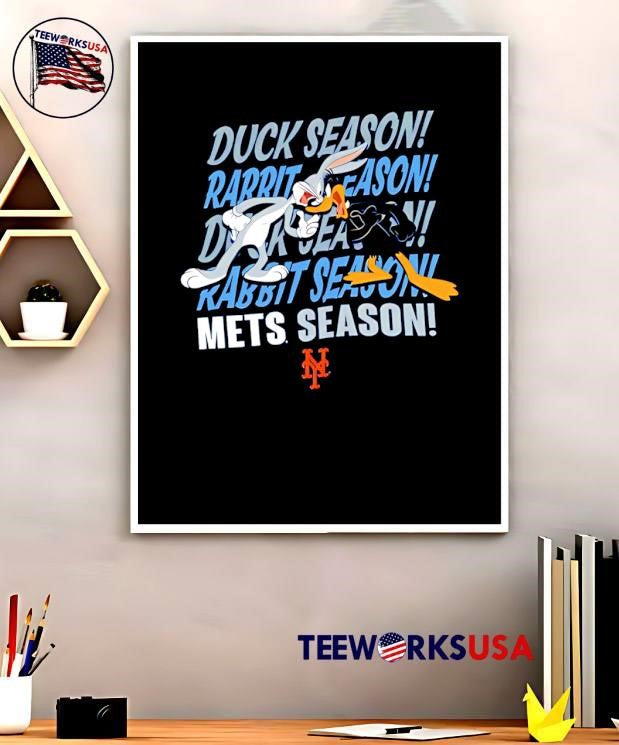 Bugs Bunny Daffy Duck Duck Season Rabbit Season Mets Team shirt