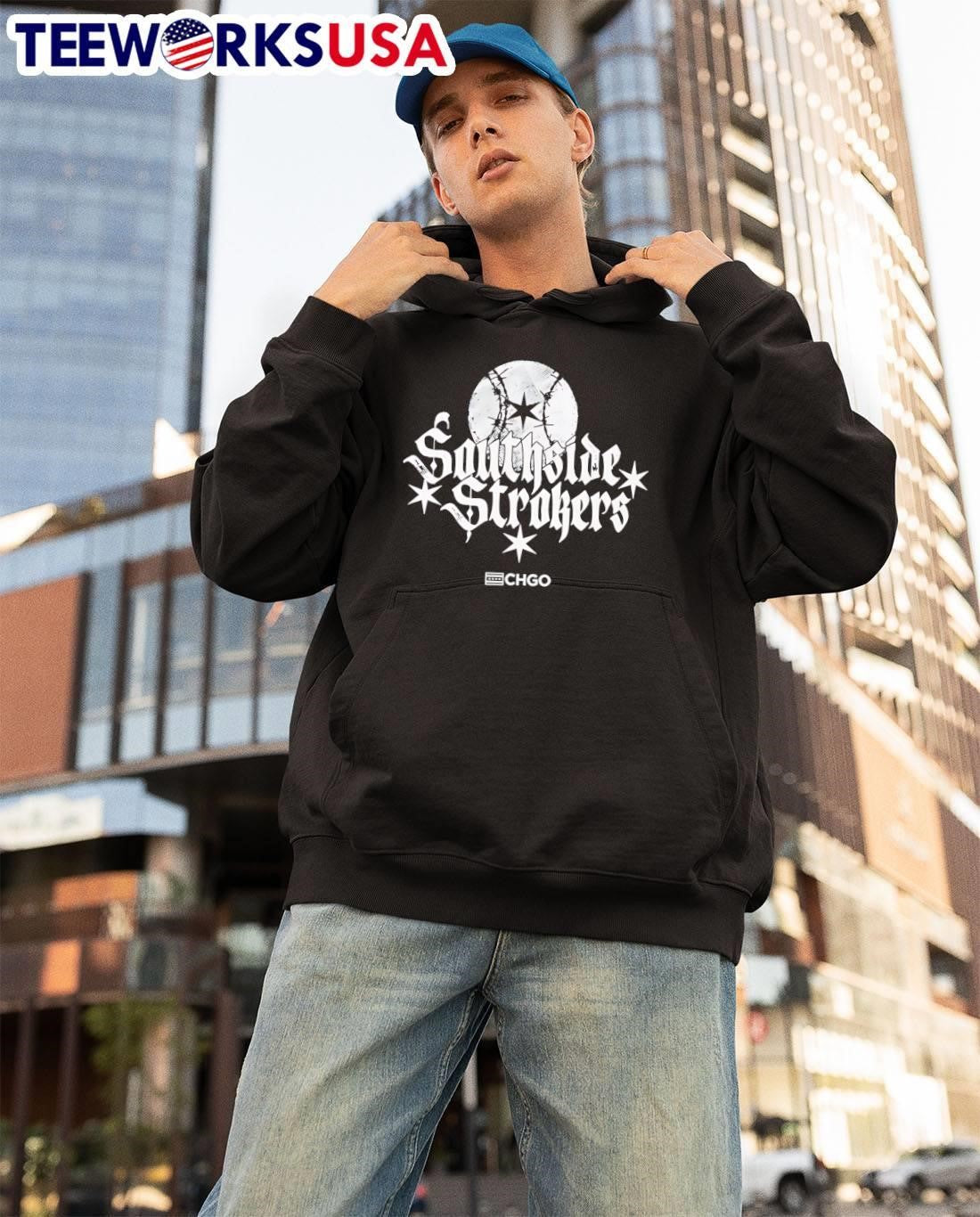 CHGO Southside Strokers Baseball Barbed Wire Logo shirt