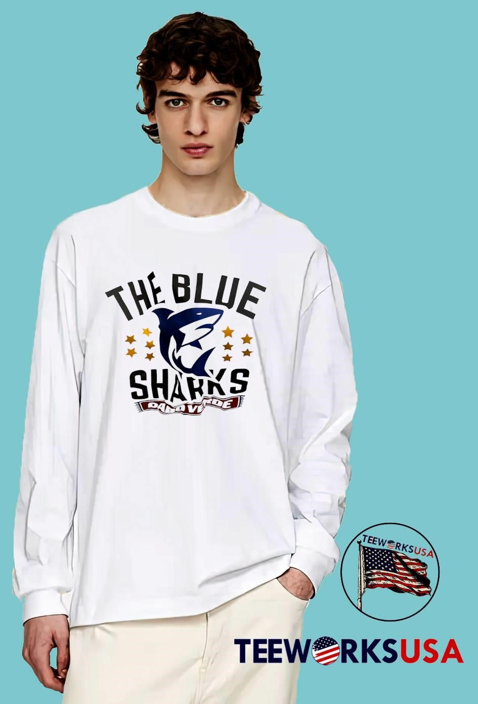 Cabo Verde, Show Your Team Spirit, The Blue Sharks T-Shirt