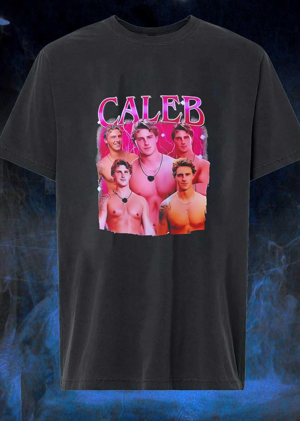 Caleb Tribute Collage Portrait Style T-Shirt