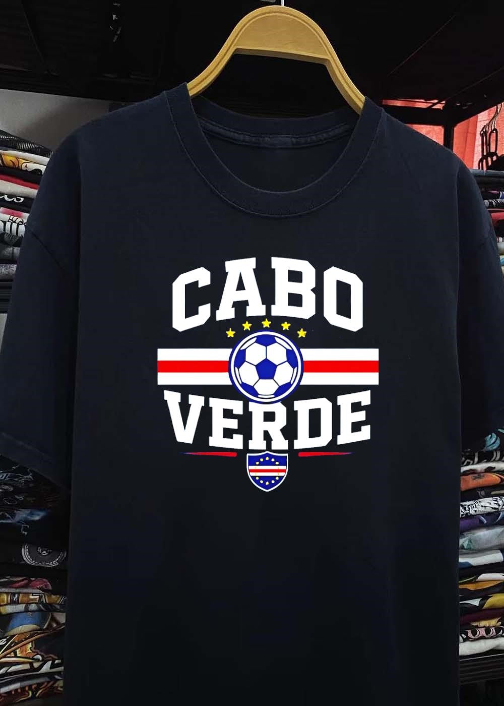 Cape Verde Fan Apparel Support Cabo Verde Soccer Team T-Shirt